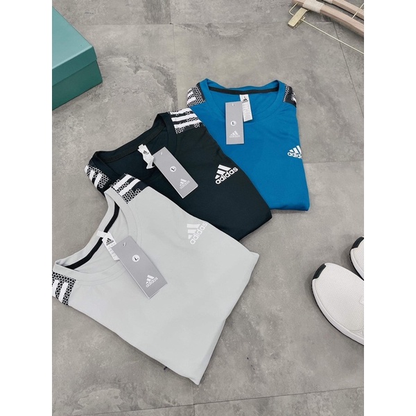 Bộ đồ thể thao nam, set đồ adida 3 sọc phối dằn di chất cotton mềm mịn thoáng mát