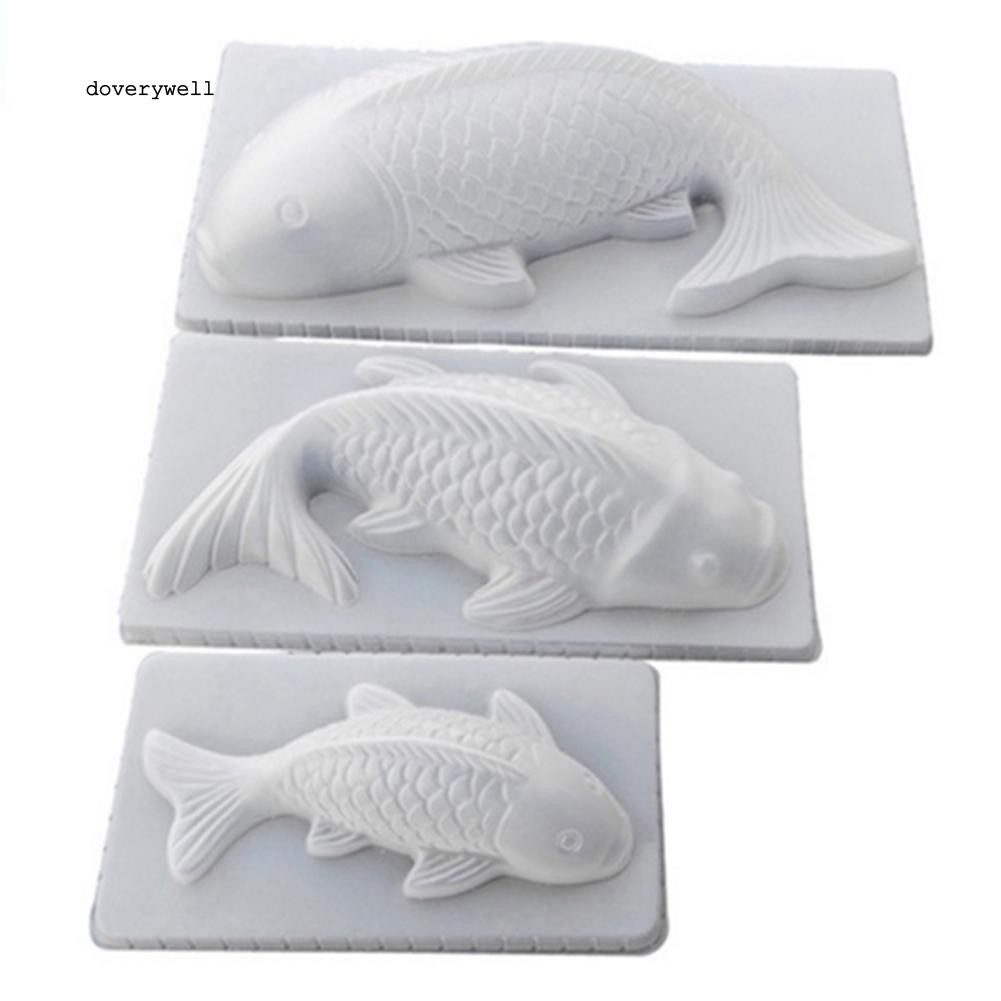 Khuôn nhựa hình cá chép trang trí cho bánh