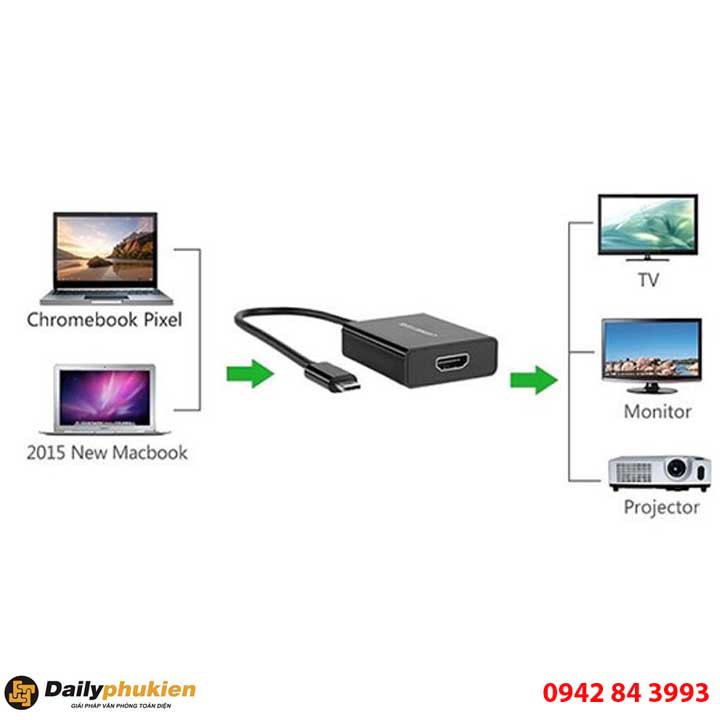 Cáp chuyển đổi USBC sang HDMI Ugreen 20586 dailyphukien
