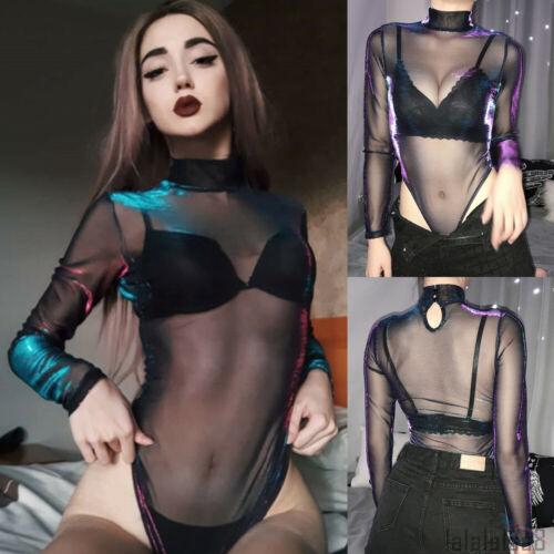 Áo lưới tay dài xuyên thấu quyến rũ cho nữ | BigBuy360 - bigbuy360.vn