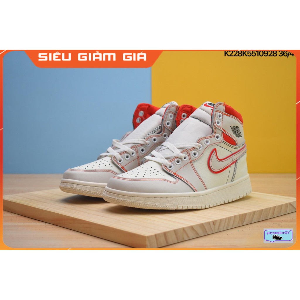 Giày thể thao sneaker Air Jordan 1 Retro High Phantom Gym Red  siêu đẹp dành cho nam và nữ