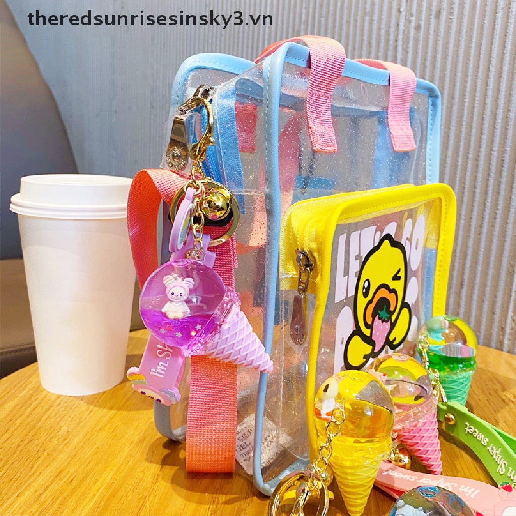 Móc Khóa Hình Cây Kem Dễ Thương