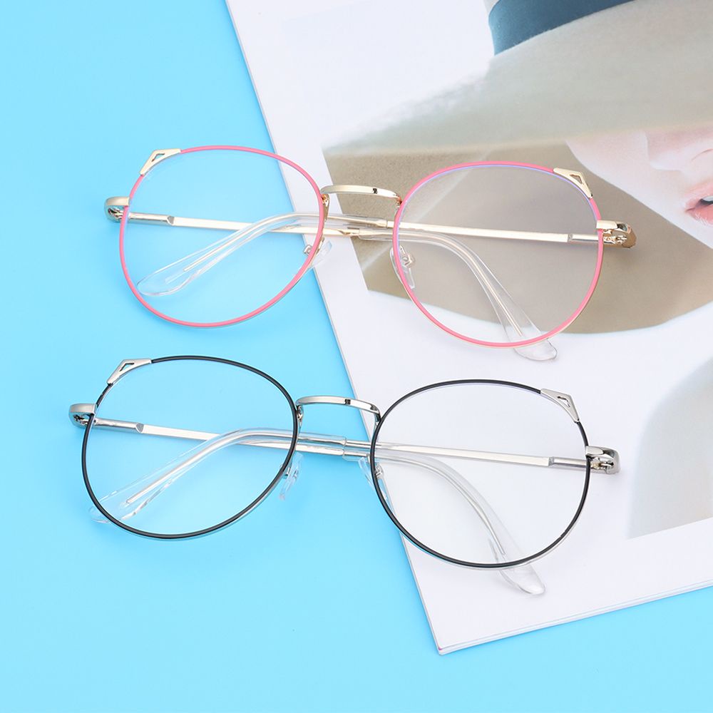 Mắt kính chống ánh sáng xanh hình tai mèo dễ thương