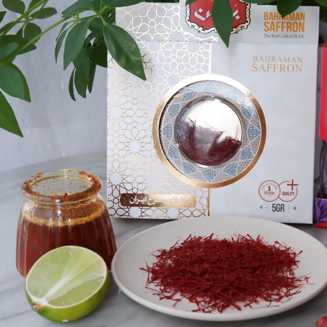 [Công ty Tây Á] 5 Gram Saffron Tây Á / Nhụy Hoa Nghệ Tây Bahraman Saffron Super Negin