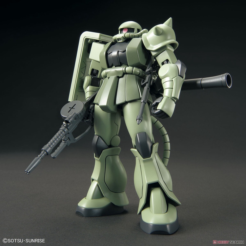 Mô Hình Lắp Ráp HG UC MS-06 Zaku II xanh Revive