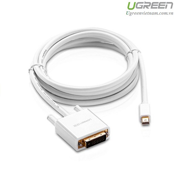 Cáp chuyển đổi Mini Displayport to DVI dài 2M Ugreen 10405