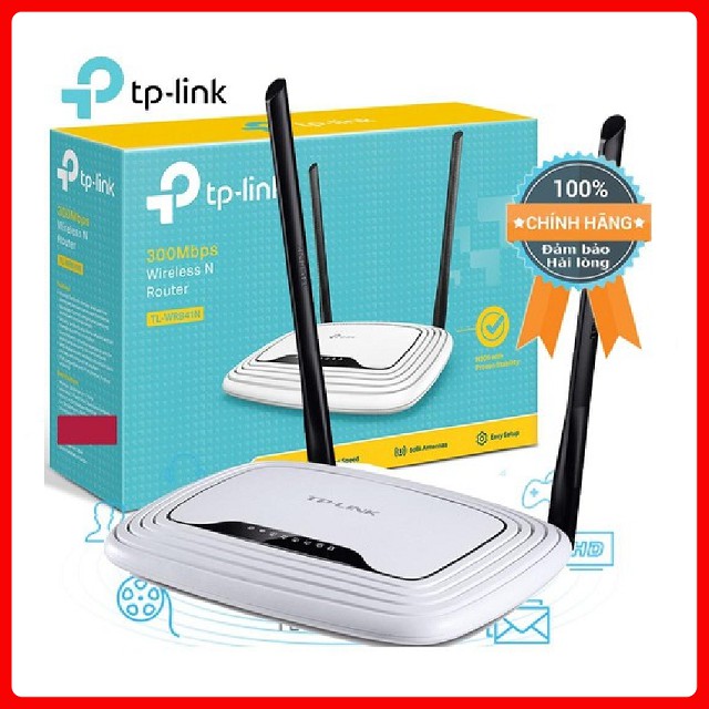 Bộ phát Wifi TP-Link WR841N Chuẩn N tốc độ 300 Mpbs - BH Chính Hãng 24 tháng