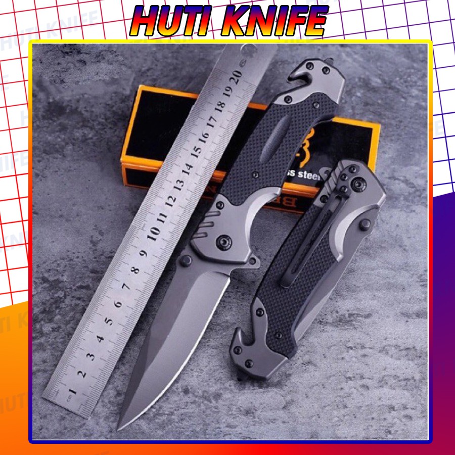 Dao phượt gấp gọn cao cấp siêu cứng dã ngoại cực tốt HUTI KNIFE Browning FA18-1