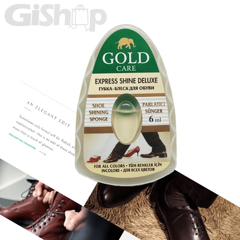 Xi mút đánh bóng da, giày GoldCare - GC4017