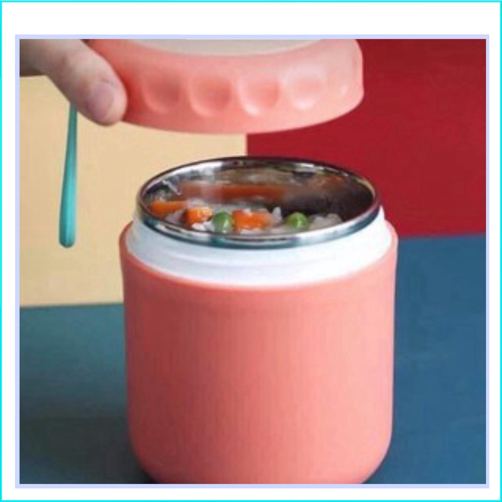 Bình Ủ Cháo, Ủ Canh Siêu Tiện Dụng Có Quai Xách ELEFANCE 430ml