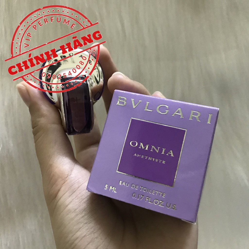 Nước hoa nữ chính hãng Bvlgari Omnia Amethyste EDT 5ml