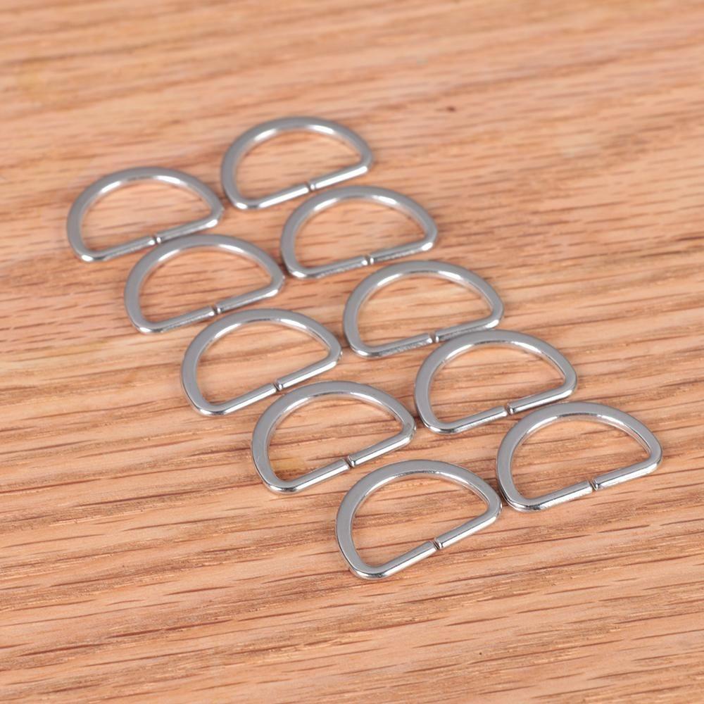 Set 20 Vòng Kim Loại Chữ D Chuyên Dụng Cho Ba Lô Da