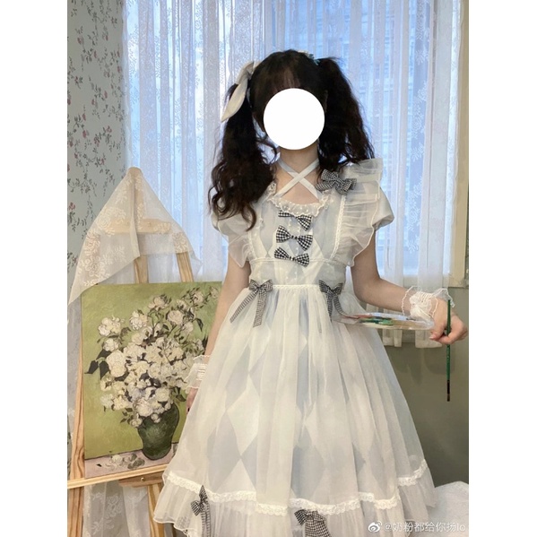 Wrist cuffs lolita voan / Phụ kiện tay lolita