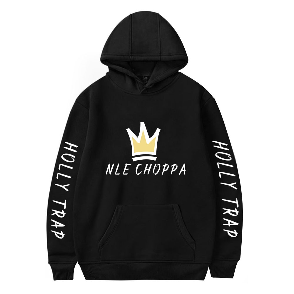 FGGGGG Áo hoodie rapper Nle Choppa cotton cỡ lớn kiểu dáng cơ bản sáng tạo làm quà tặng sinh nhật cho nam
