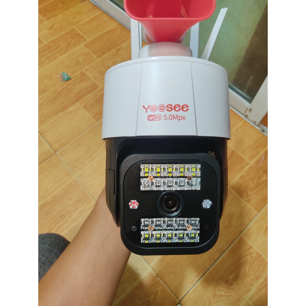 CAMERA YOOSEE 5.0 LOA SIÊU TO 20 LED SIÊU NÉT  MỚI NHẤT 2022 - CHỐNG NƯỚC TUYỆT ĐỐI - ĐÀM THOẠI 2 CHIỀU