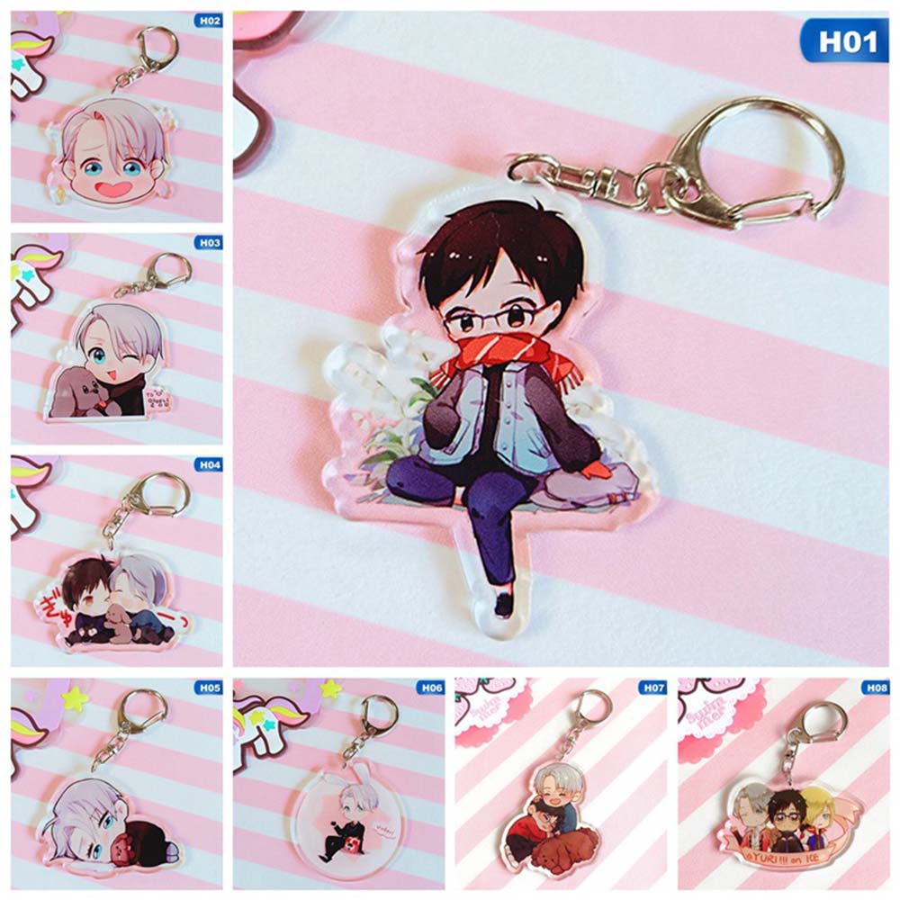 Móc Khóa Nhân Vật Hoạt Hình Yuri!!!! On Ice