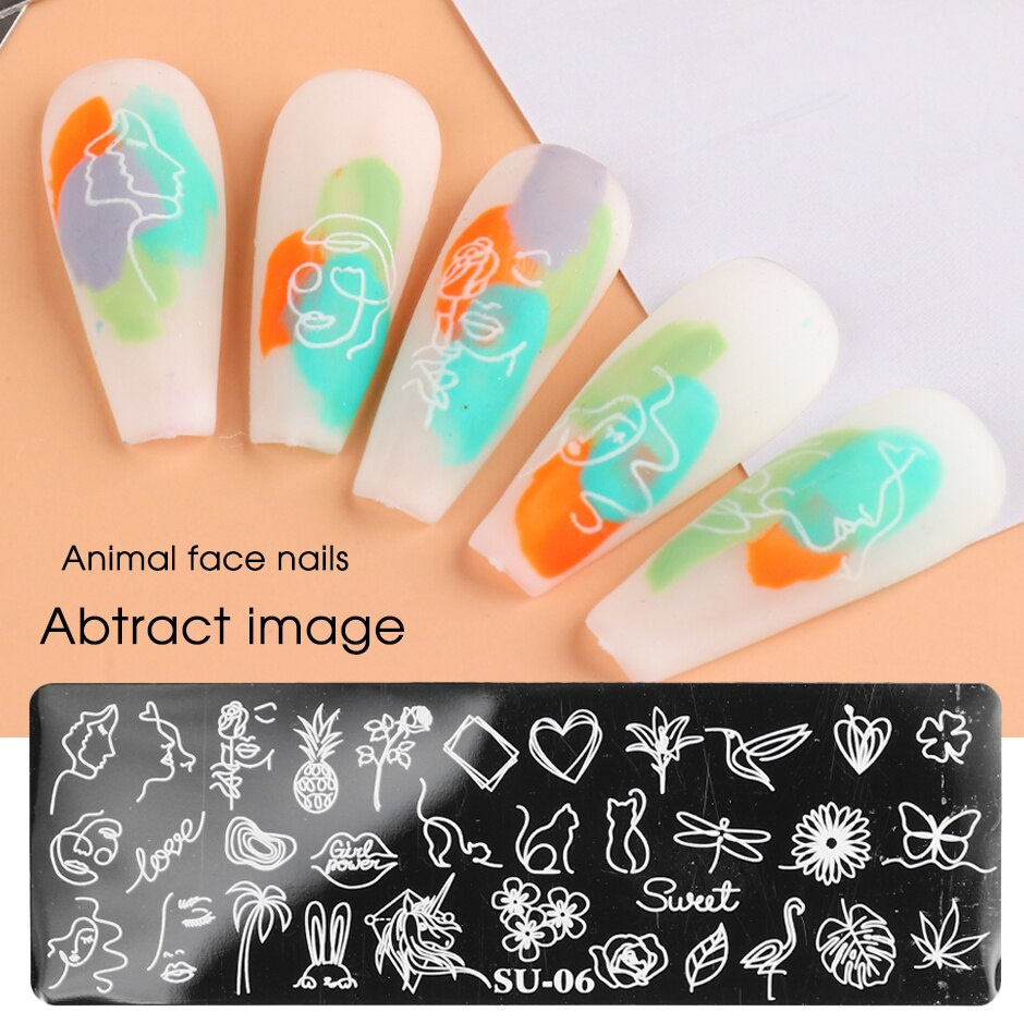 [Hàng mới về] Khuôn dập nổi trang trí móng tay nghệ thuật họa tiết tùy chọn