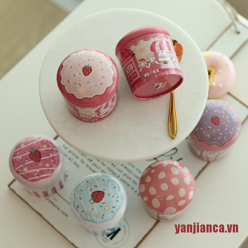 Yanca Hộp Thiếc Nhỏ Đựng Bánh Kẹo Hình Trống Cho Đám Cưới