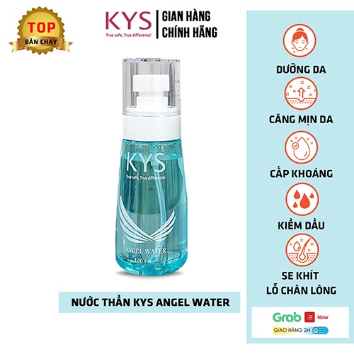 Xịt khoáng Angel Water KYS 5 in 1 Nước T.HẦN cấp khoáng dưỡng ẩm cấp nước và kiềm dầu cho da sáng mịn 100ml