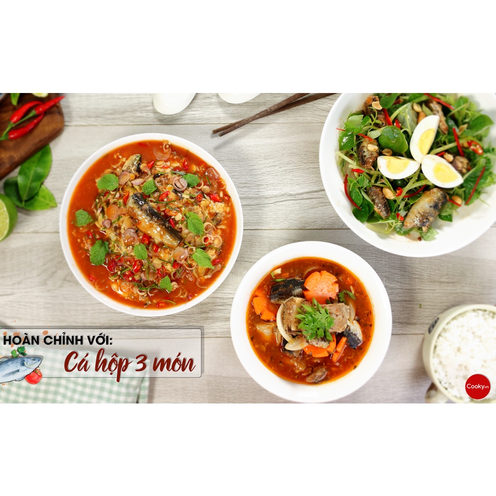 Combo 6 hộp cá mòi - Sardines sốt cà 155gr - Cá hộp xuất khẩu KTC FOOD - Kiên Giang | BigBuy360 - bigbuy360.vn