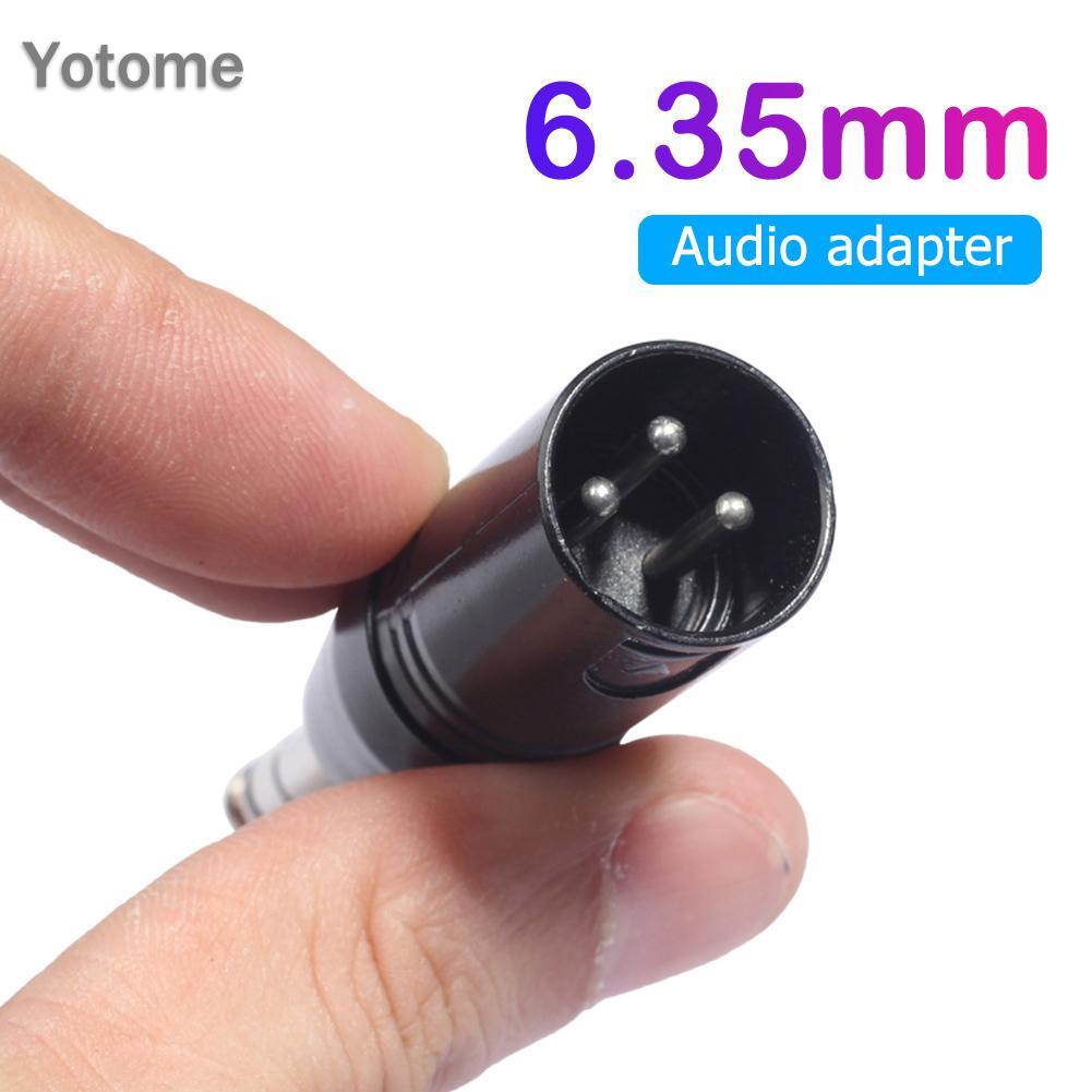 Đầu Chuyển Đổi Âm Thanh Từ Giắc Cắm 6.35mm Mono Male Sang Xlr 3pin Male