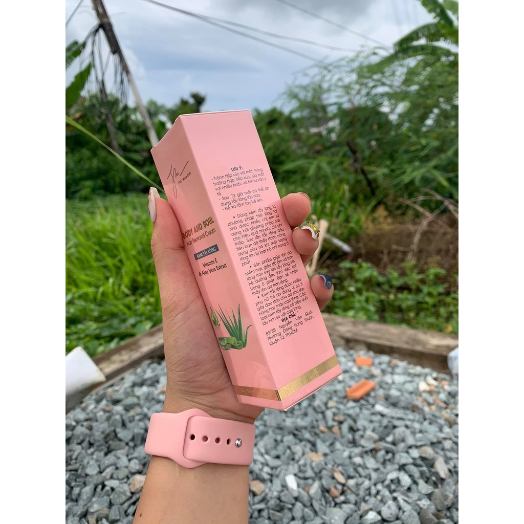 Kem tẩy lông Ashi 100ml Múi Xù Chiết Xuất Nha Đam dùng cho vùng kín, nách, chân tay, body an toàn cho mọi loại da