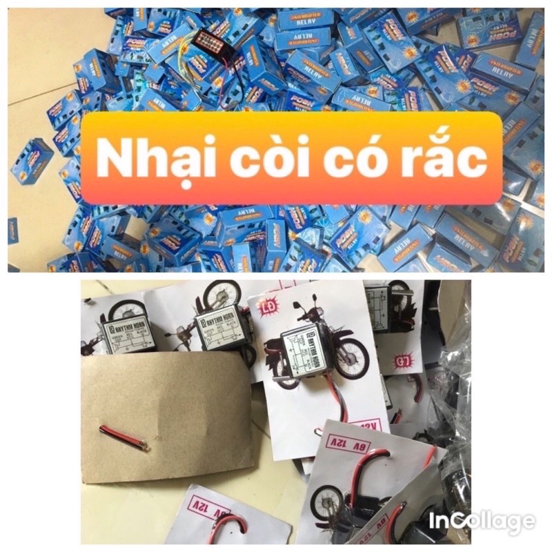 Nhại Còi Xe Máy [Nháy Còi Nhanh] lắp các dòng xe phổ thông.