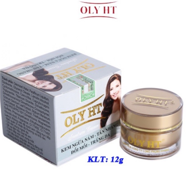 Kem giúp ngừa nám, tàn nhang, đồi mồi, trắng da OLY HT 12g