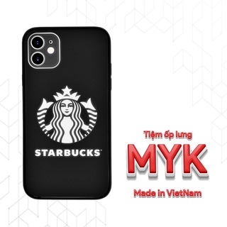 Ốp Lưng STARBUCKS Coffee nền đen cá tính cho Iphone 5 6 7 8 Plus 11 12 Pro Max X Xr STAPOD0042