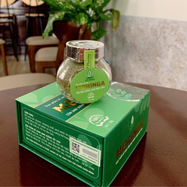 [BÉ ĂN NGON - TĂNG ĐỀ KHÁNG - HẾT TÁO BÓN] CỐM DINH DƯỠNG CHÙM NGÂY 100% MORINGA 20G