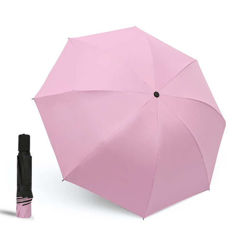 Dù Xếp Tự Động Cỡ Lớn Che Nắng Keo Chống Nắng Màu Đen Cho Nam Và Nữ