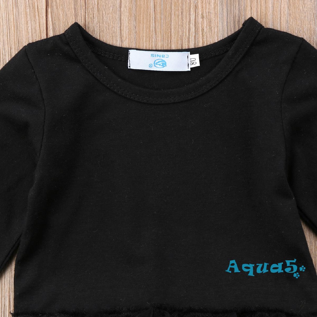 Áo liền quần tay dài phối ren xinh xắn cho bé gái sơ sinh