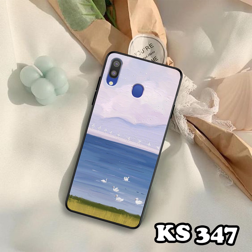 Ốp lưng Samsung M10 - Samsung M20 - Samsung M21 - Ốp in hình Cánh đồng hoa - Chất liệu TPU siêu bền