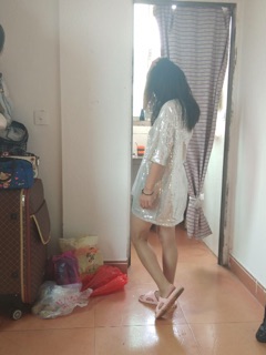 [Sẵn Hàng]♥️Áo Phông Sequin Blingbling(ảnh thật)Fzsize dưới 60kg