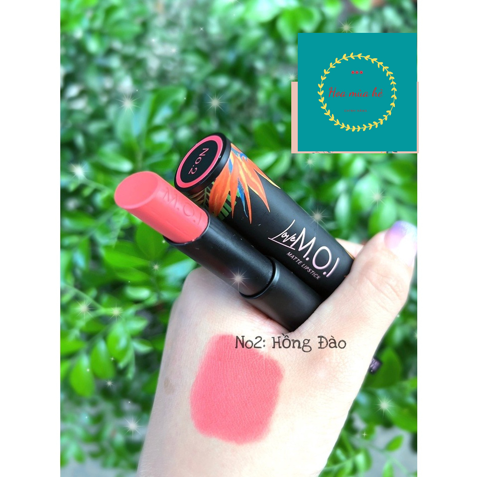 Son thỏi Love M.O.I Tropical Edition màu số 2 - hồng đào
