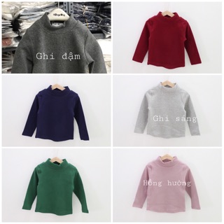 Áo cổ 3 phân giữ nhiệt quảng châu cho bé trai/ gái
