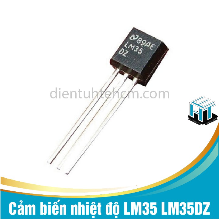 Cảm biến nhiệt độ LM35 LM35DZ TO-92 chỉ 3 chân rất dễ giao tiếp và sử dụng