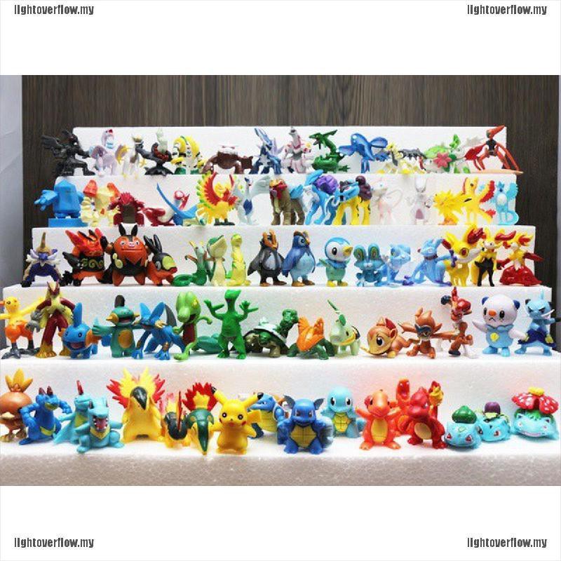 Set 24 Mô Hình Pokemon Mini Dễ Thương Kích Thước 2 3cm