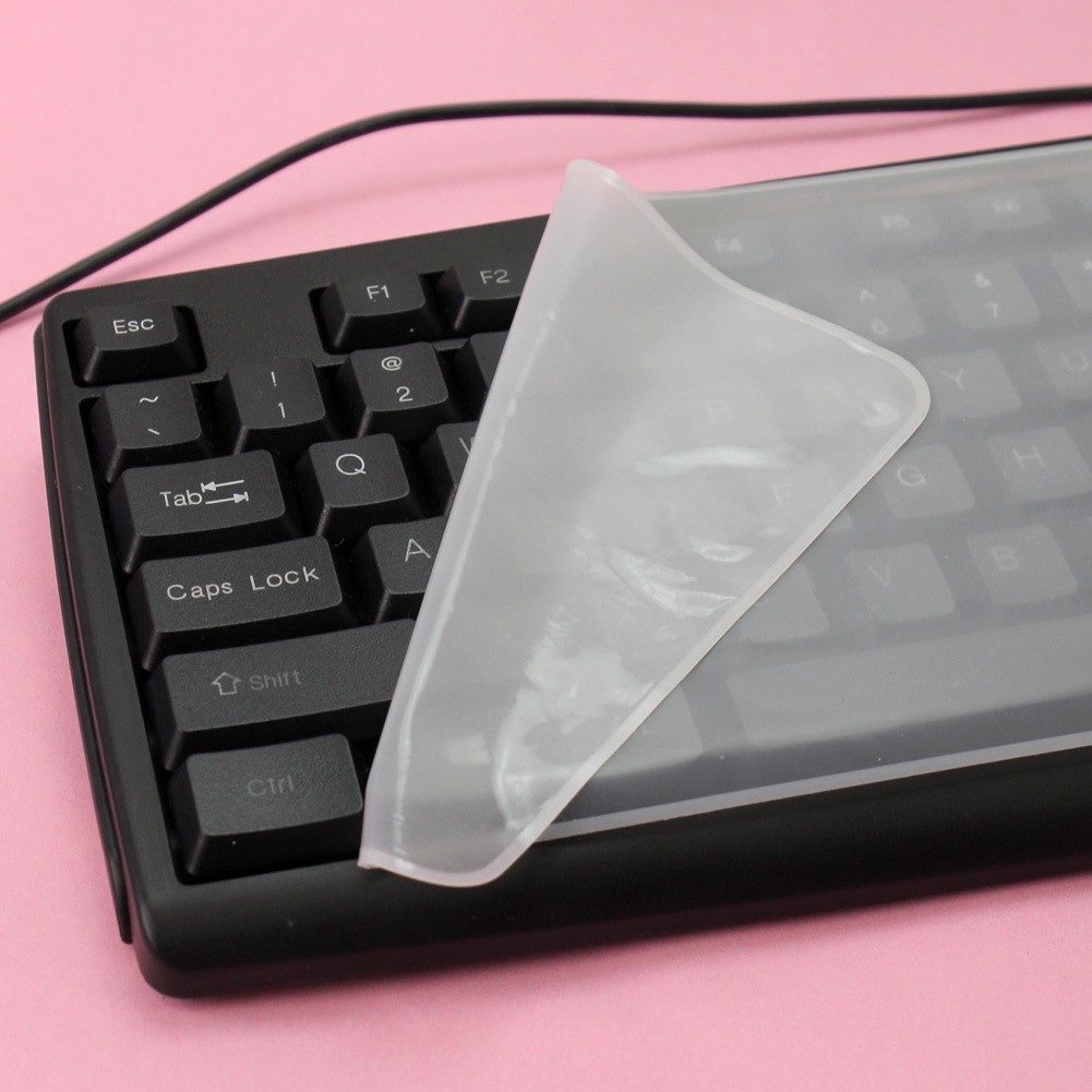 Set 1 miếng silicon mềm bọc bảo vệ bàn phím 17&quot; 15&quot;