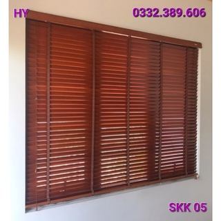 Rèm, mành sáo gỗ; rèm cửa sổ; Rèm gỗ tự nhiên! (Đơn giá tính theo m2, kích thước làm theo yêu cầu).