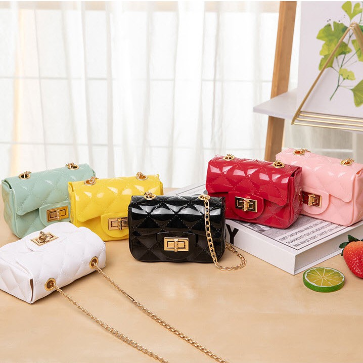 Túi mini PH028, Túi Nhựa Mini Siêu Xinh, Túi đeo chéo Hàng Quảng Châu cho nữ- hình thật