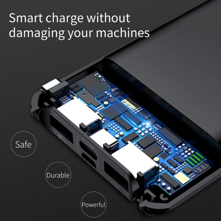 Pin dự phòng nhãn hiệu Baseus PPALL-QB01 siêu mỏng dung lượng 10000mAh