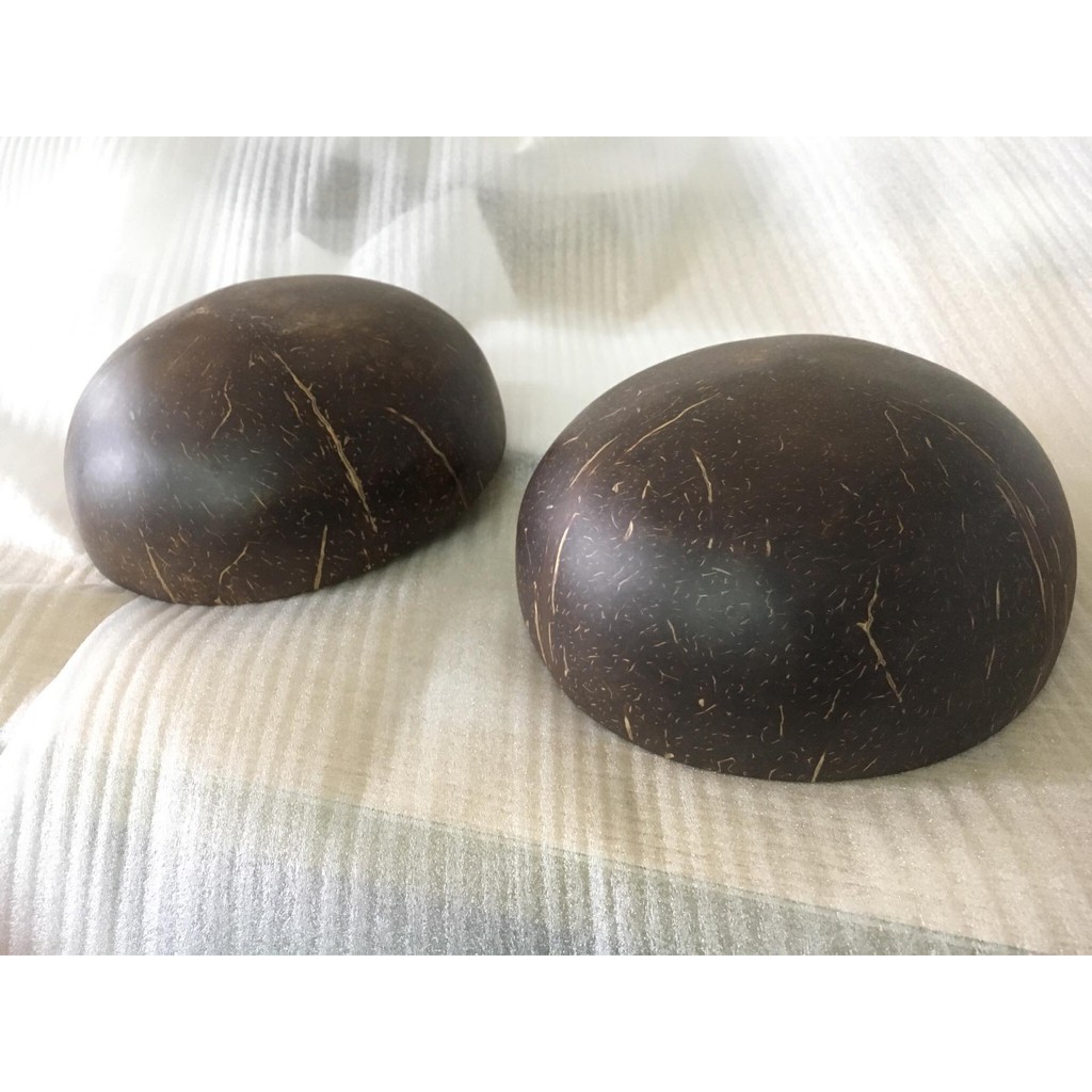 BÁT GÁO DỪA KHẢM TRAI NGHỆ THUẬT, bát dừa ăn salad, bát dừa decor trang trí