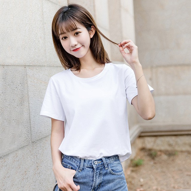 THANH LÝ- Áo thun nữ chất cotton co giãn cực đẹp nhiều màu