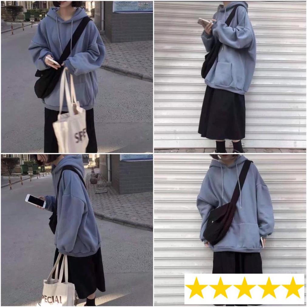 Áo khoác Hoodie nam trơn màu Xám Chì -  quần áo nam nữSTORE