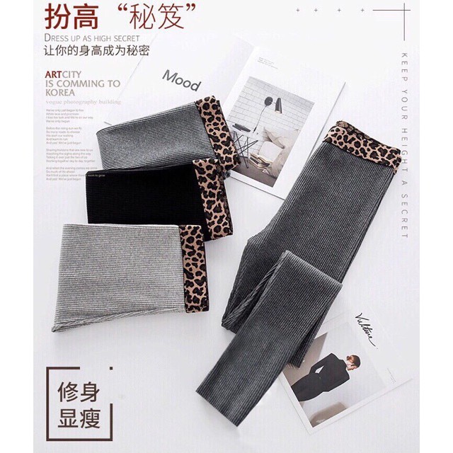 QUẦN LEGGING CẠP BÁO MÀU ĐEN SIÊU ĐẸP HÀNG ĐẸP | BigBuy360 - bigbuy360.vn