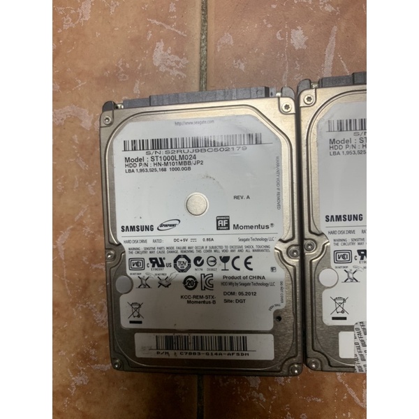xác hdd 1000gb laptop, ổ hư 1tb samsung laptop