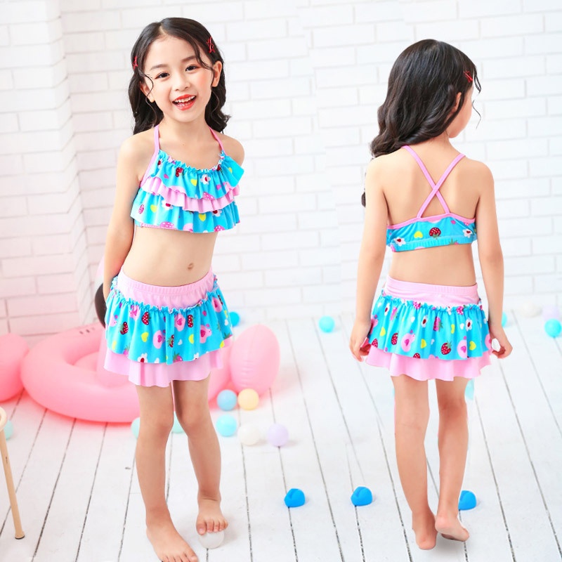 Đồ bơi trẻ em cho bé gái vải co giãn 4 chiều thoáng mát cao cấp mã S027