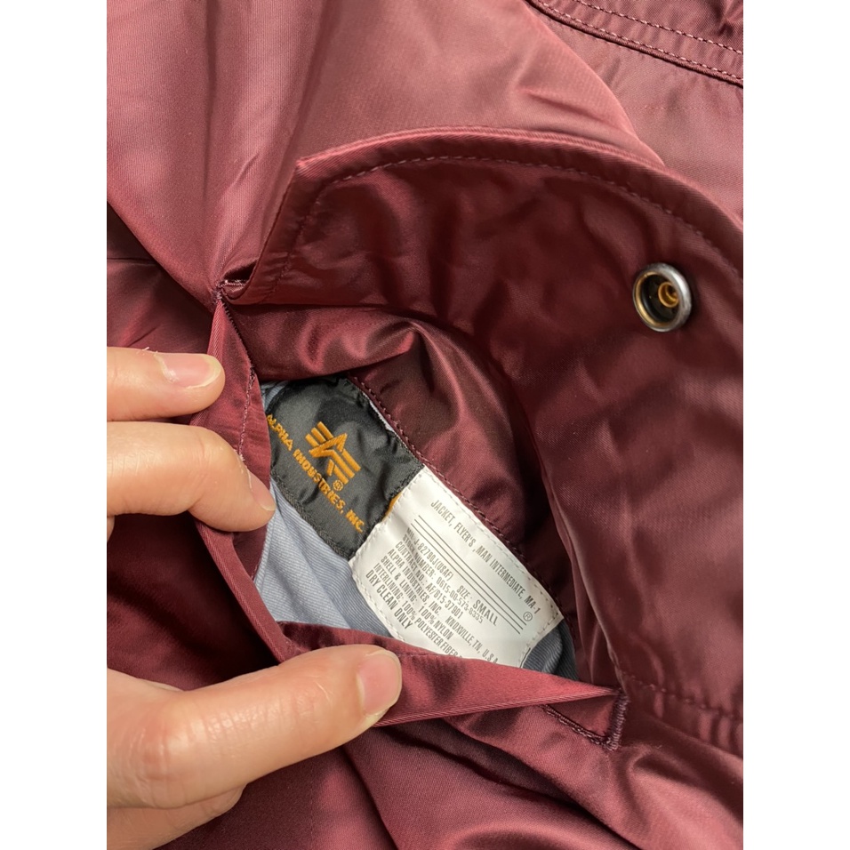 Áo pilot Ma1 - hàng chính hãng Alpha industries form slim fit.