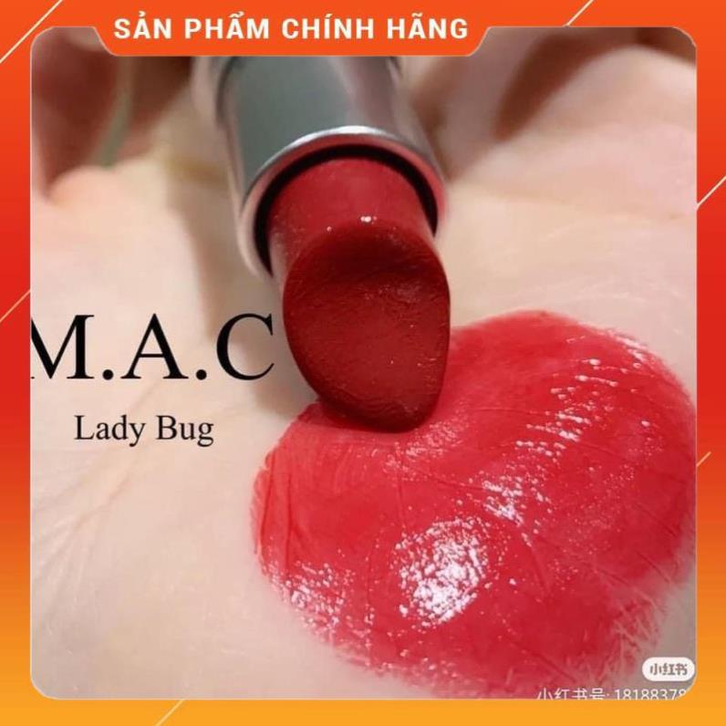 Son MAC ruby woo - Chili Full Size Bản Matte, Powder Kiss chotocosmetics !